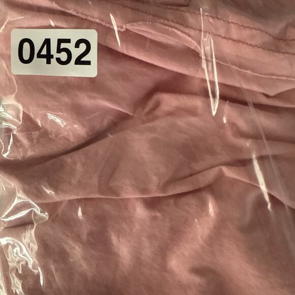 Free People We The Free Happy Hour Poplin Top Oversized Long Sleeve Pink Large - Picture 11 of 11